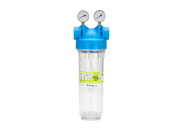 Drinking Water Filter / Single Housing / with pressure gauge