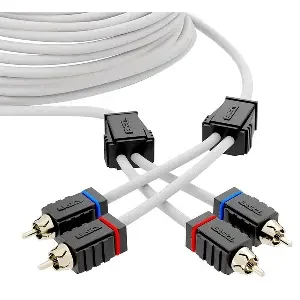 DS18 Marine Tinned OFC RCA Cable – 25ft