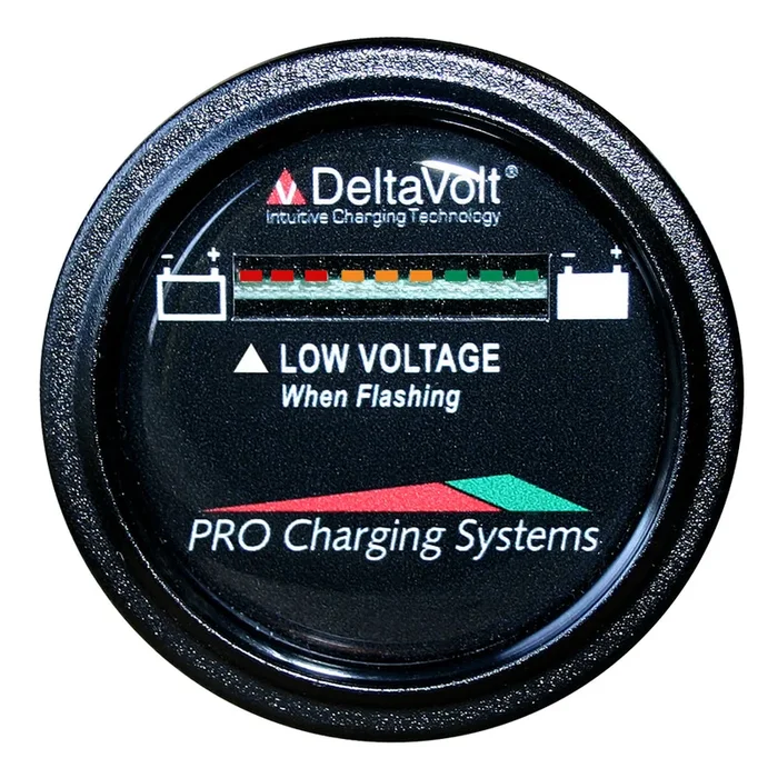 Dual Pro Battery Fuel Gauge – DeltaView® Link Compatible – 72V System (6-12V Batteries, 12-6V Batteries, 9-8V Batteries)