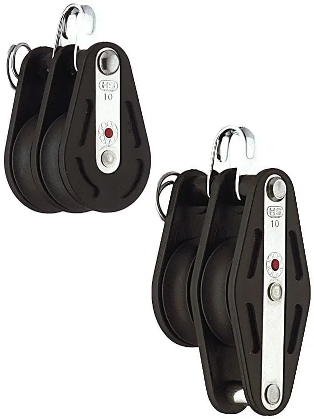 Dual sheave SPRENGER ball bearing blocks