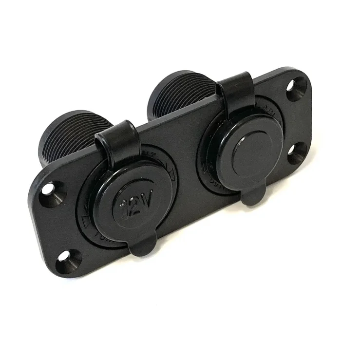 Dual Socket Charger – 1 Power & 1 USB 12v
