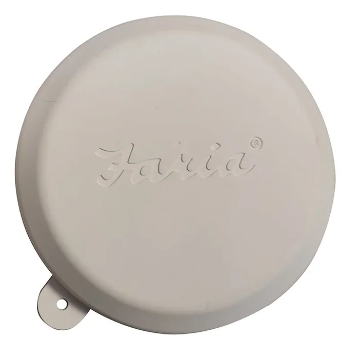 Faria 4″ Gauge Weather Cover – White
