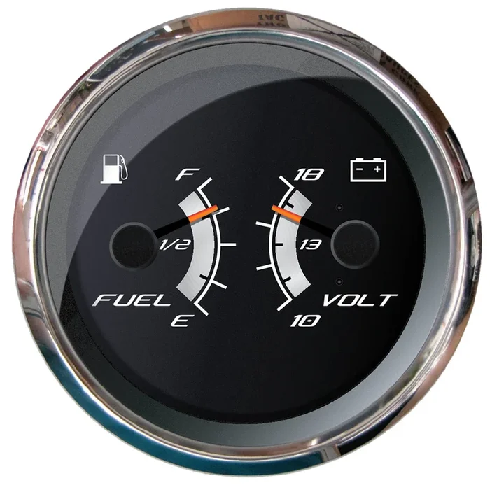 Faria Platinum 4″ Multi-Function – Fuel Level Voltmeter [22013]