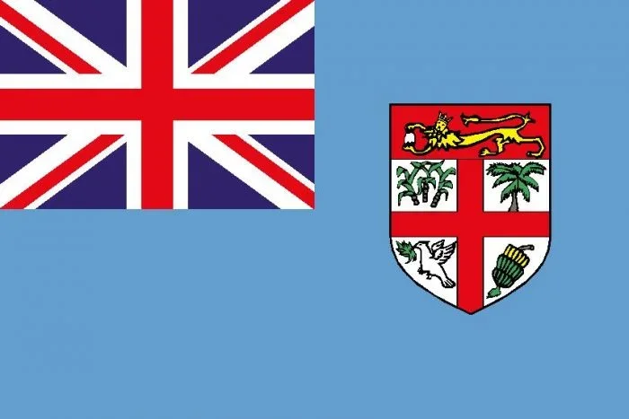 Fiji 12 x 9 Courtesy Flag Polyester