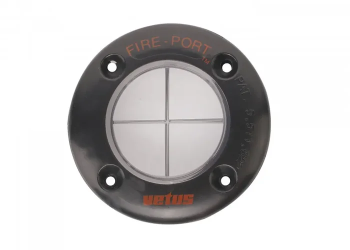 Fire Port for Engine Room / black