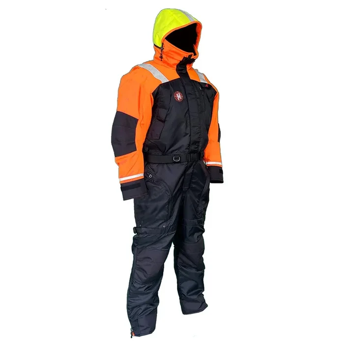 First Watch Anti-Exposure Suit Hi-Vis – Orange/Black – Small