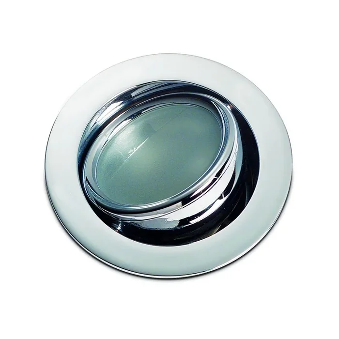 Foresti e Suardi LIBRA AUSTRALIS Adjustable Halogen Spot Light in Chrome-Plated Brass – Max 20W for Nautical Interiors