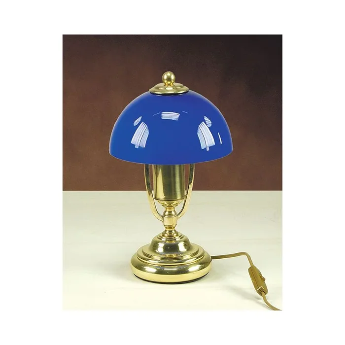 Foresti e Suardi Porto Mendes Brass Lamp with E27 Diffuser – Available in White, Blue, Amber, and Green – Max 70W