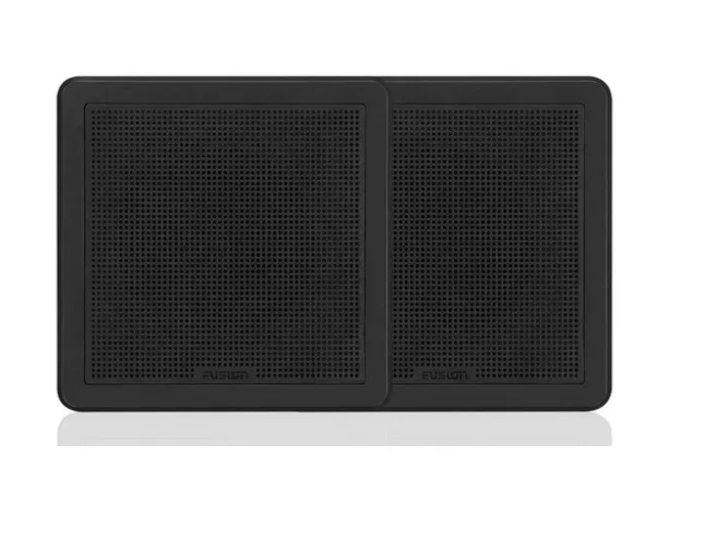 Fusion 6.5″ Flush Mount, Square Black 30w RMS