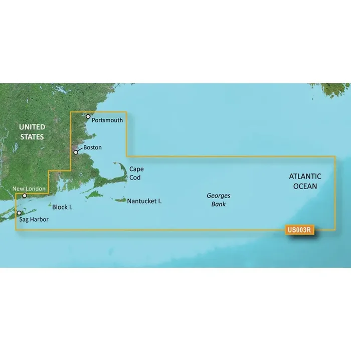 Garmin BlueChart g3 Vision HD – VUS003R – Cape Cod