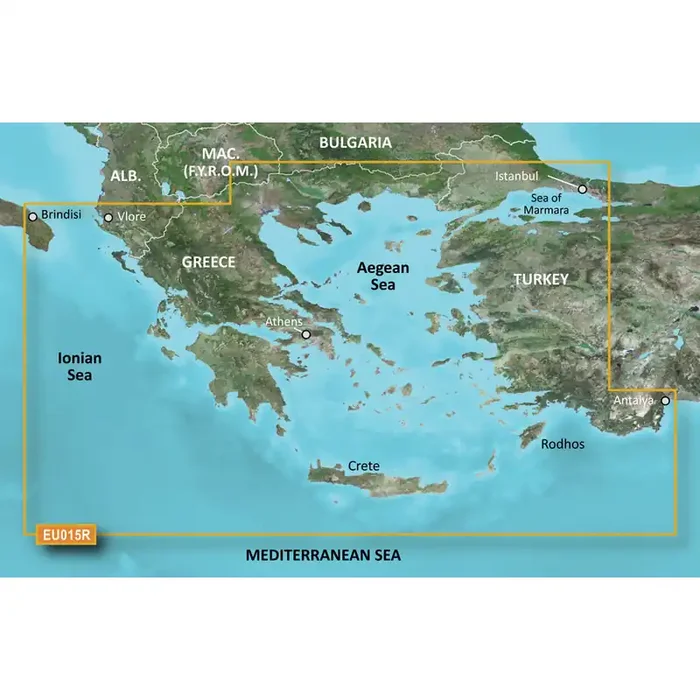 Garmin VEU015R – Aegean Sea & Sea of Marmara – SD Card – 010-C0773-00 – 010-C0773-00