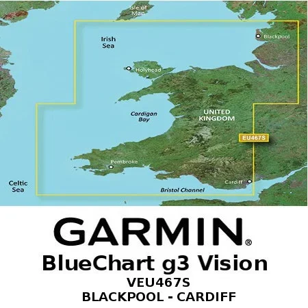 Garmin VEU467S – Blackpool-Cardiff
