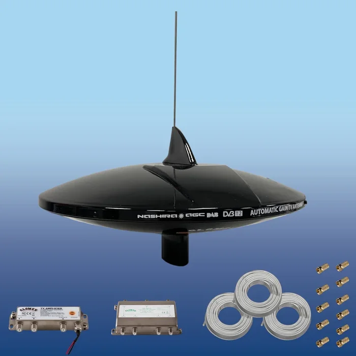 Glomex Adhara AGC DAB 20 black Antenna Amplifier