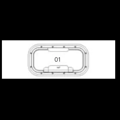 Goiot Portlight, Opening, Model ‘Opal 01’, For Hull Thickness 5-33mm, Outside 369x193mm