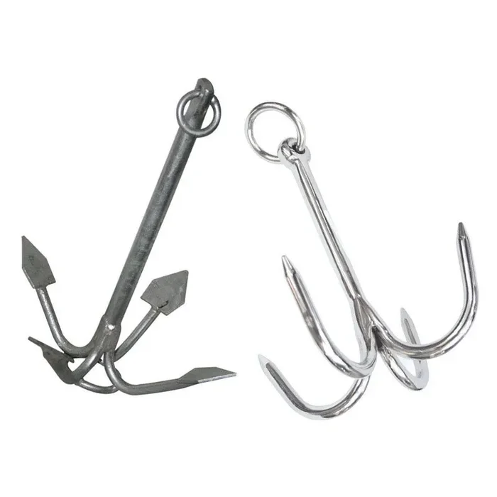 Grapnel anchor, hot dip galvanised, 12kg