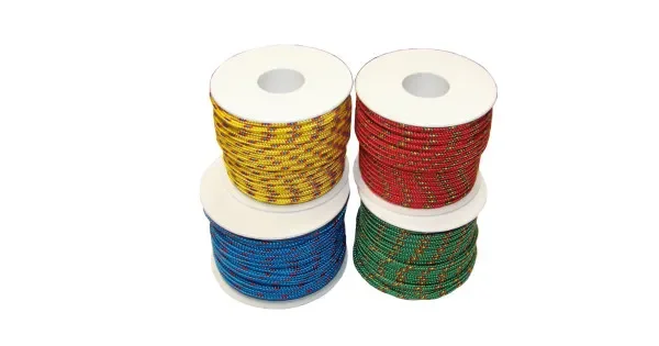 Green Polyester Rope roll 2mm x 40mt