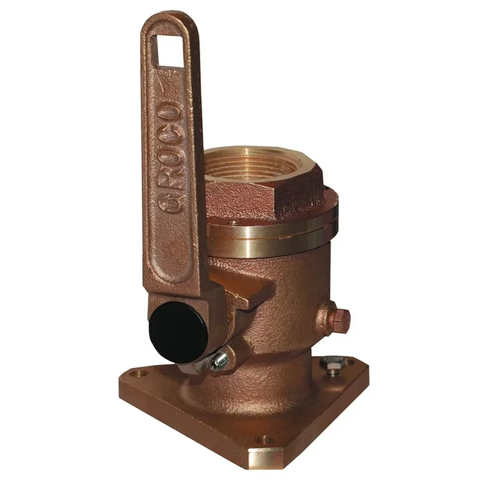 GROCO 1″ Bronze Flanged Full Flow Seacock