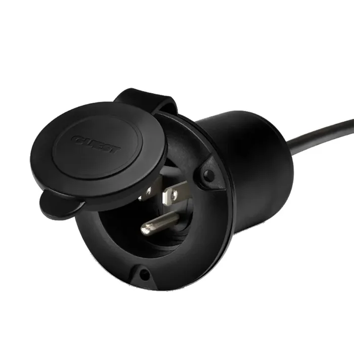 Guest Ac Universal Plug Holder – Black