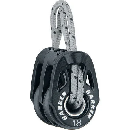 Harken 18 mm Soft-Attach Double Block