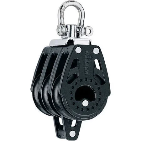 Harken 40 mm Triple Block Swivel, Becket