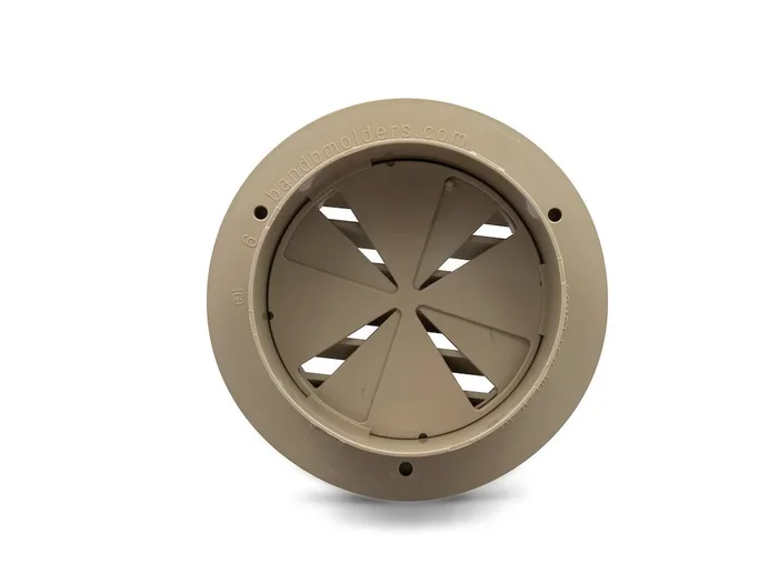 HEAT VENT 4′ W/DAMPER