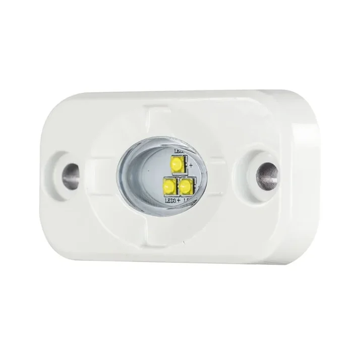 HEISE Marine Auxiliary Accent Lighting Pod – 1.5″ x 3″ – White/White [HE-ML1]