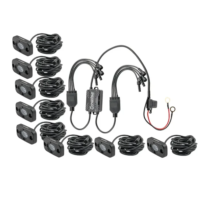 HEISE RGB Accent Lighting Kit – 8 Pack
