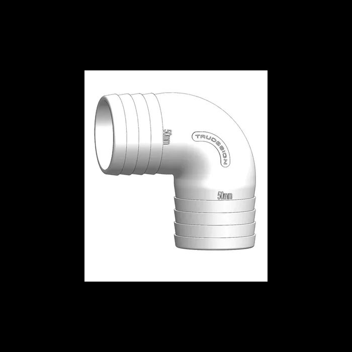 High-Performance 38mm Double 90° Fitting – Durable Nylon Composite with UV and Corrosion Resistance