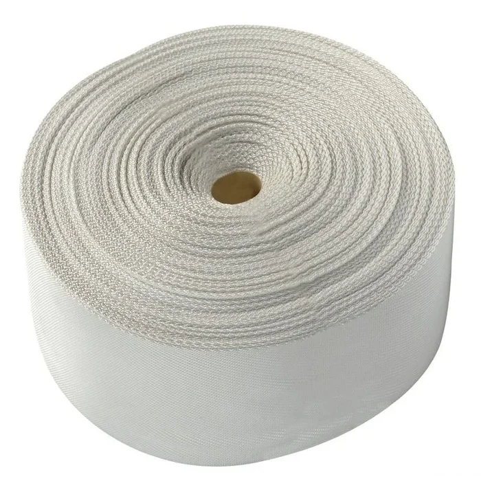 High-Quality UV-Resistant 135 mm x 50 m Soft White Polyester Band for Nautical Use