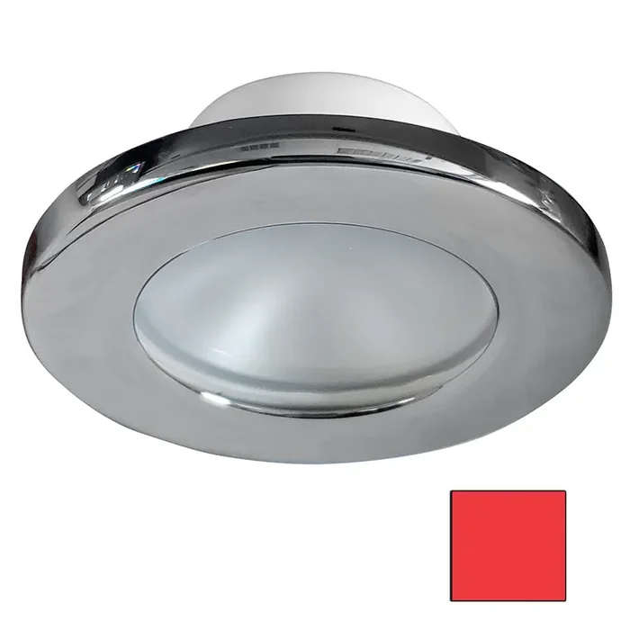 i2Systems Apeiron A3100Z Screw Mount Light – Red – Polished Chrome Finish – A3100Z-11H