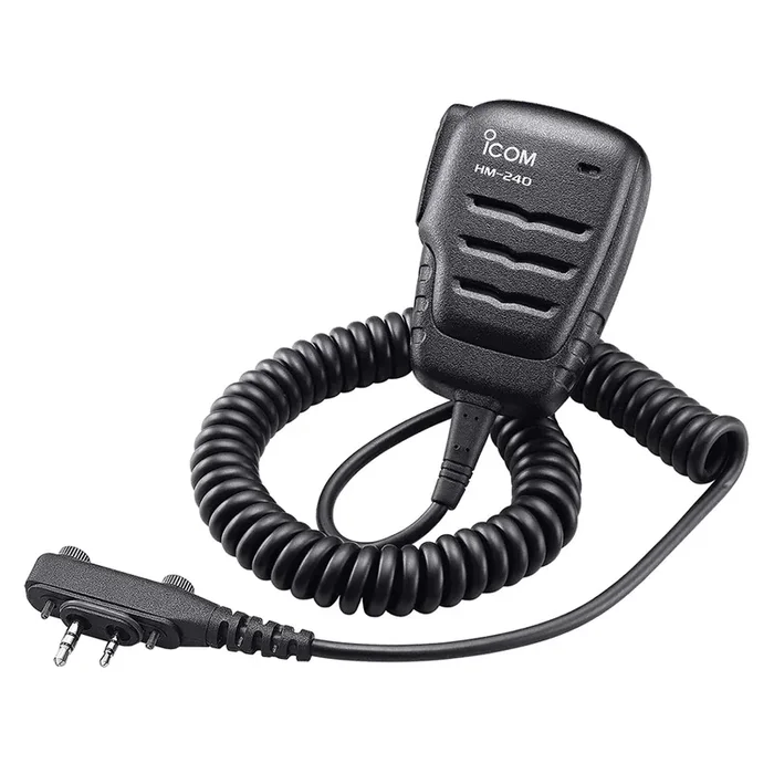 Icom HM-240 Waterproof Aviation Speaker Mic 2-Pin – HM240