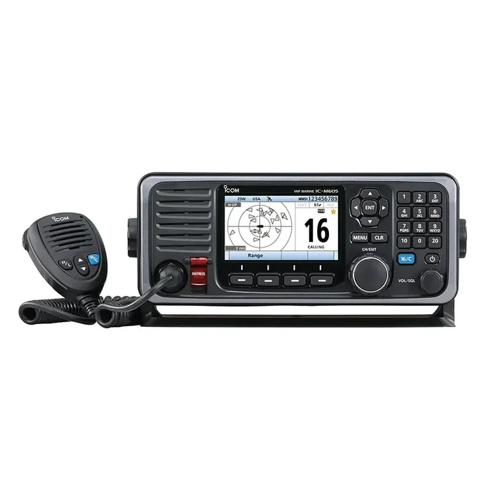 Icom M605 Fixed Mount 25W VHF with Color Display