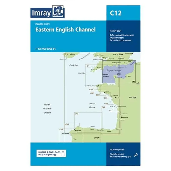 Imray Chart C12 Eastern English