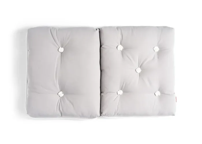 Kapok Double Cushion / light grey
