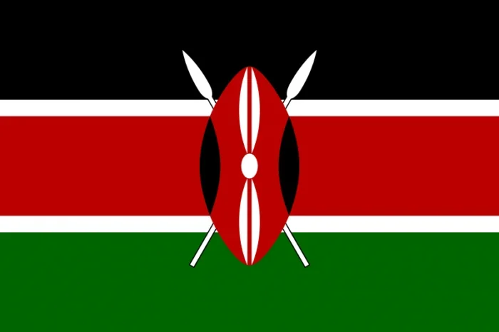 Kenya Courtesy Flag