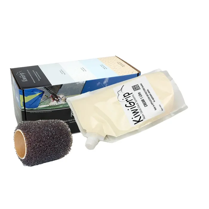 KiwiGrip 1 Liter Pouch – Cream with 4in Roller