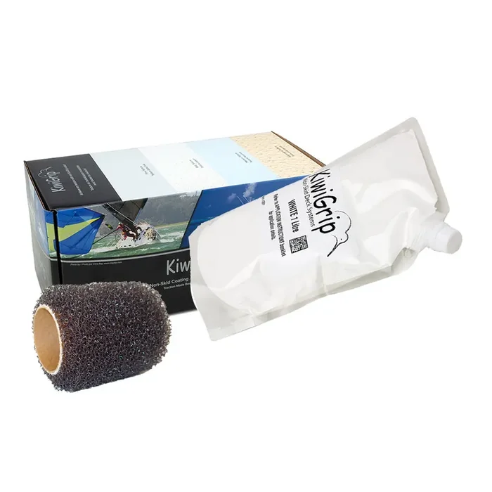 KiwiGrip 1 Liter Pouch – White with 4in Roller