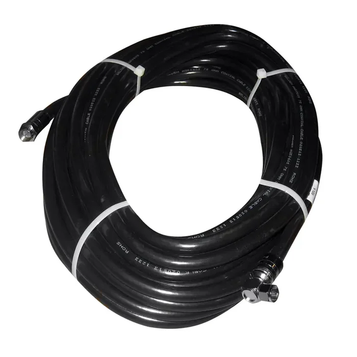 KVH RG-11 RF Cable with Right Angle Connector – 50ft
