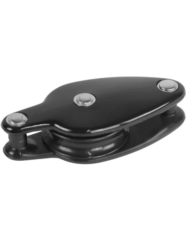Laser mainsheet boom block with becket