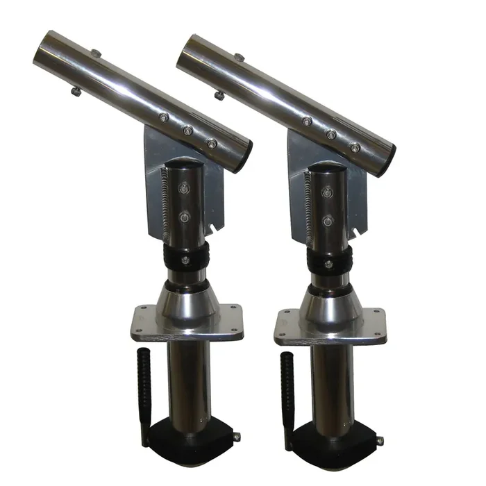 Lee‘s Sidewinder Bolt-In Outrigger Mounts, Lay-Down Version – Silver(Pair)
