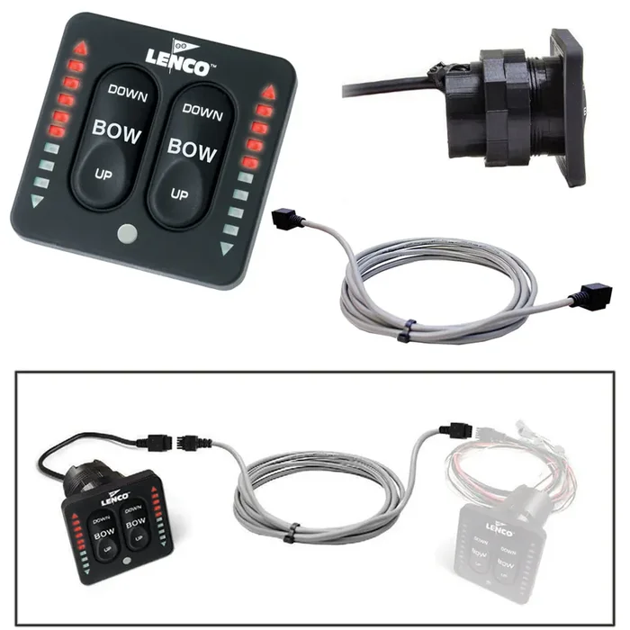 Lenco Flybridge Kit for LED Indicator Key Pad for All-In-One Integrated Tactile Switch – 20ft