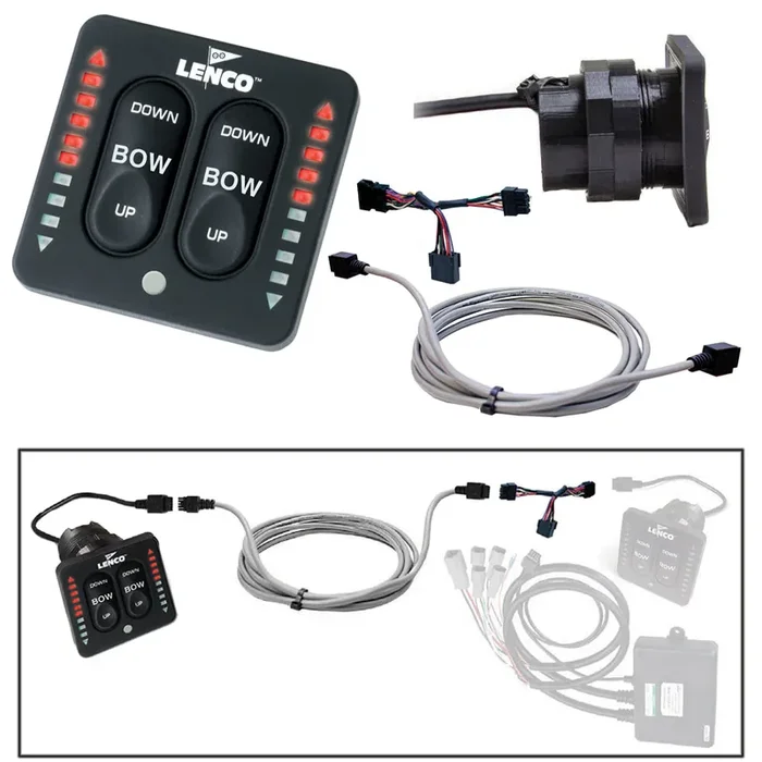 Lenco Flybridge Kit for LED Indicator Key Pad for Two-Piece Tactile Switch – 10‘ – 11941-001