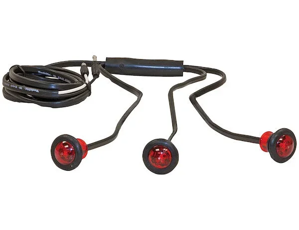 LIGHT ID MARKER (9) LED RED 3/4IN