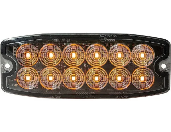 LIGHT STROBE 5.14IN 12-LED AMBE