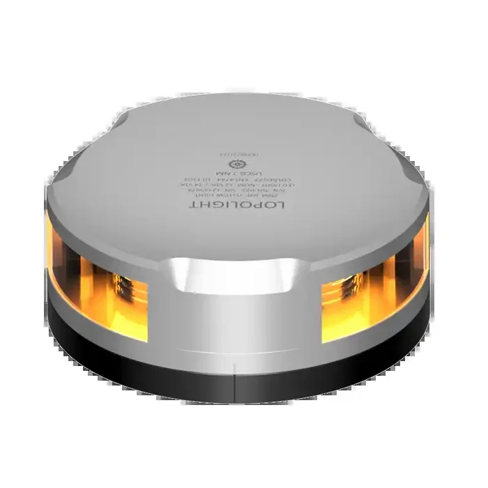 Lopolight 2nm 360 Degree Yellow Strobe Silver with FB Base