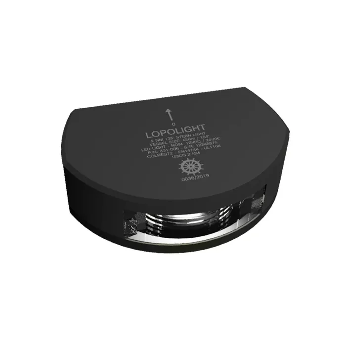 Lopolight 2nm Stern Light Vertical Mount White Black