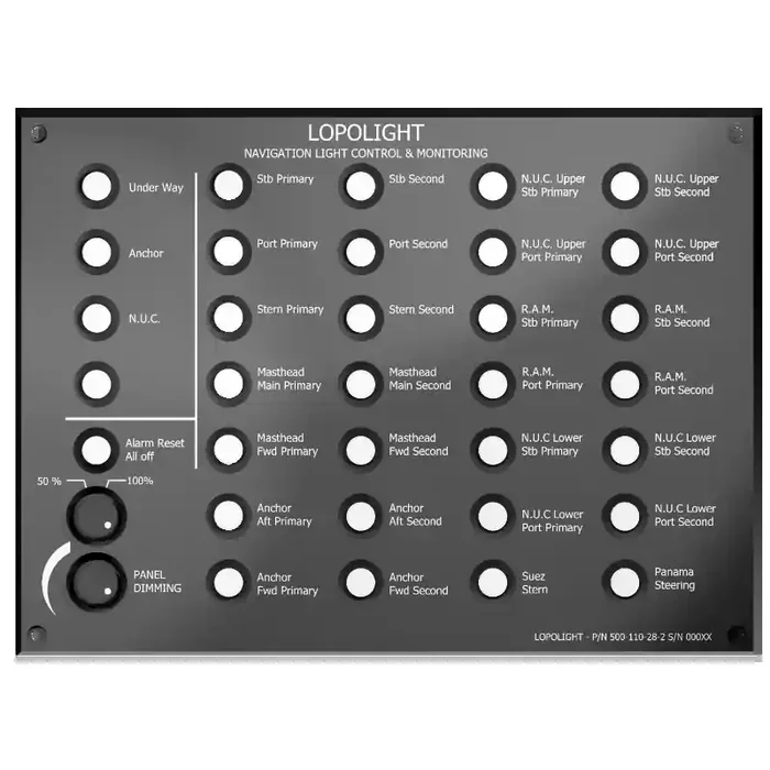 Lopolight Control Panel 28 Button 2 Dimmableers