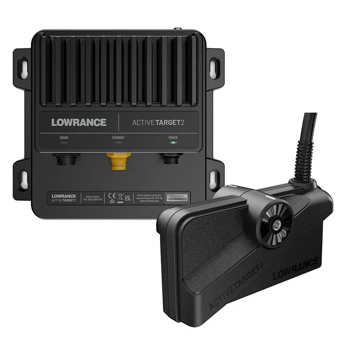 LOWRANCE ACTIVETARGET2 LIVE SONAR with TRANSDUCER (MODULE + XDCR+ MOUNTS)