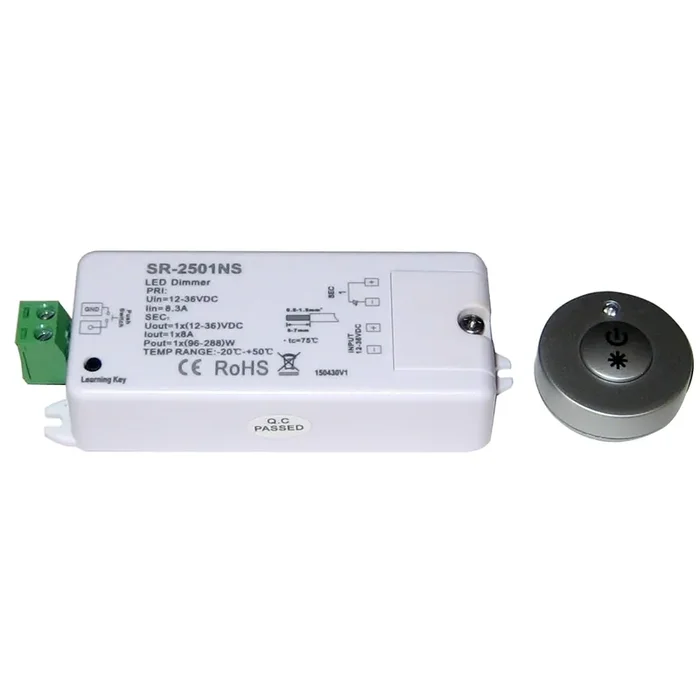 Lunasea Remote Dimming Kit with Receiver & Button Remote