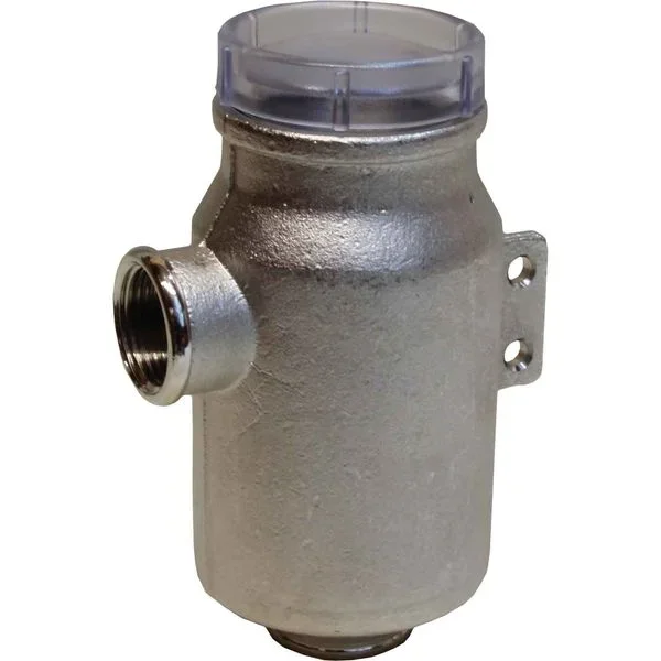 Maestrini Brass Bracket Mount Water Strainer with Clear Lid (3/4″ BSP)